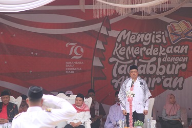 Peringati HUT ke-79 RI, Perkumpulan AQL Gelar Upacara di Bogor